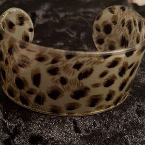 Transparent Cheeta Print Cuff